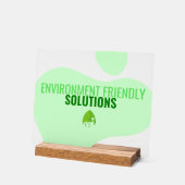 Eco-vriendelijke Business Sign Acryl Bord (Hoek)