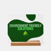 Eco-vriendelijke Business Sign Acryl Bord (Voorkant)