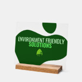 Eco-vriendelijke Business Sign Acryl Bord (Hoek)