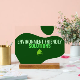 Eco-vriendelijke Business Sign Acryl Bord