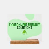 Eco-vriendelijke Business Sign Acryl Bord (Voorkant)