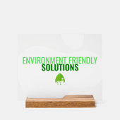 Eco-vriendelijke Business Sign Acryl Bord (Voorkant)