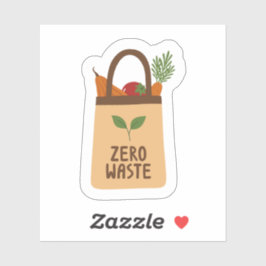 Eco-vriendelijke custom-cut vinyl Sticker zero was