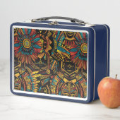 Eco-vriendelijke Cyaan "Aztec Dream" Kinder Lunchb (In situ)