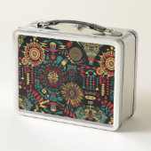 Eco-vriendelijke cyaan "Heritage-Inspired Patterns (Achterkant)