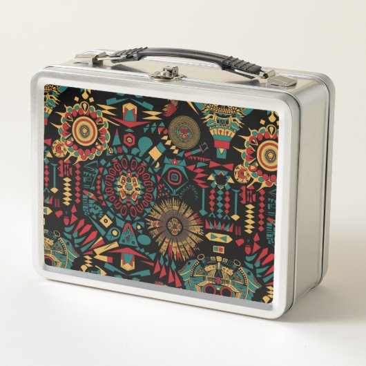 Eco-vriendelijke cyaan "Heritage-Inspired Patterns (Voorkant)