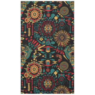 Eco-vriendelijke cyaan "Heritage-Inspired Patterns Tafelkleed