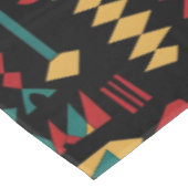 Eco-vriendelijke cyaan "Heritage-Inspired Patterns Tafelkleed (Gekanteld)