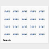 Eco-vriendelijke Diva Ronde Sticker (Vel)
