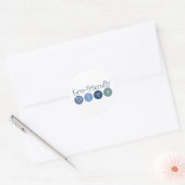 Eco-vriendelijke Diva Ronde Sticker (Envelop)