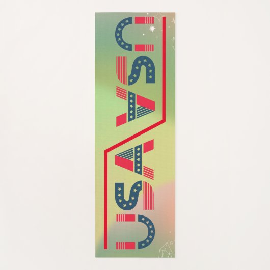 Eco vriendelijke esthetische yogamat (Voorkant)