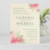 Eco-vriendelijke formele ecru-weddenschappen kaart (Staand voorkant)