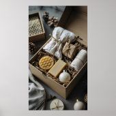 Eco vriendelijke geschenkdoos handgemaakte zepen,  poster (Voorkant)