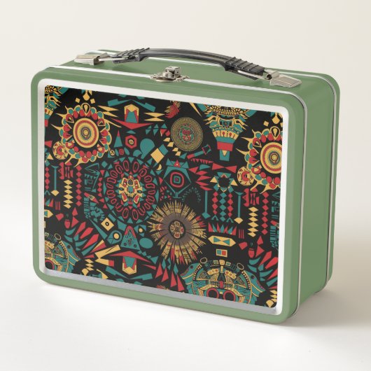 Eco-vriendelijke groene "Heritage-Inspired Pattern (Voorkant)
