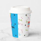 Eco-vriendelijke herbruikbare papierbeker met perf papieren bekers (Links)