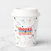 Eco-vriendelijke herbruikbare papierbeker met perf papieren bekers (Achterkant)