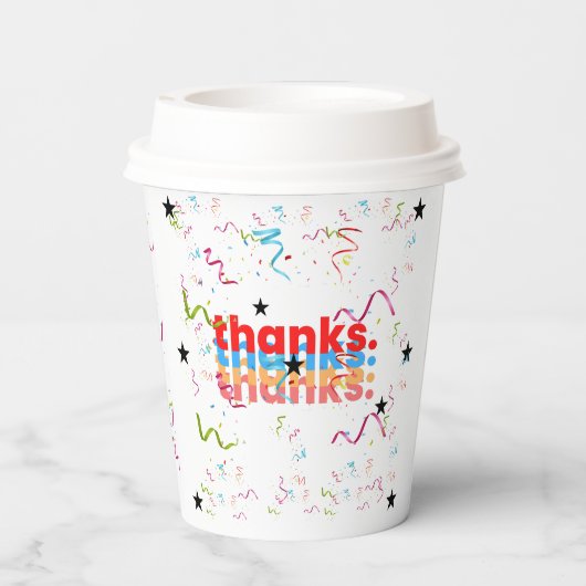 Eco-vriendelijke herbruikbare papierbeker met perf papieren bekers (Achterkant)