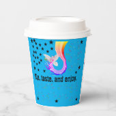 Eco-vriendelijke herbruikbare papierbeker met perf papieren bekers (Voorkant)