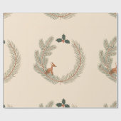 Eco-vriendelijke kerstcadeau wrap cadeaupapier (Vlak)