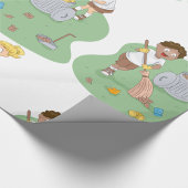 Eco-vriendelijke Kinder schoonmaak camping Recycli Cadeaupapier