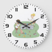 Eco-vriendelijke Kinder schoonmaak camping Recycli Grote Klok (Voorkant)