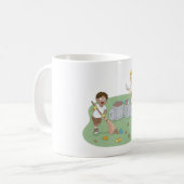 Eco-vriendelijke Kinder schoonmaak camping Recycli Koffiemok (Voorkant links)