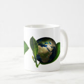 Eco vriendelijke milieu T-shirt Koffiemok (Voorkant rechts)