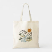 Eco-vriendelijke Natuur Canvas tas 🌍 | Stijlvolle (Achterkant)