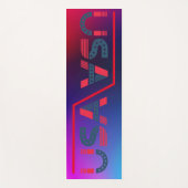 Eco Vriendelijke Regenboog Kleur Comfortabele Yoga Yogamat (Voorkant)