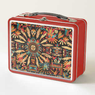 Eco-vriendelijke rode "Aztec Dream" Kinder lunchbo