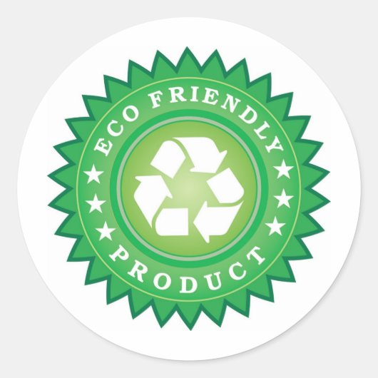 Eco vriendelijke sticker (Voorkant)