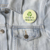 Eco-vriendelijke T-shirts en cadeautjes Ronde Button 5,7 Cm (In situ)
