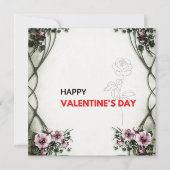 Eco-vriendelijke Valentijn printables gratis Feestdagenkaart (Voorkant)