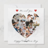 Eco-vriendelijke Valentijn printables gratis Feestdagenkaart (Achterkant)