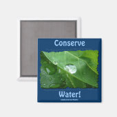ECO VRIENDELIJKE WATERBEHOUD Gifts & Gear Magneet (Voorkant / Achterkant)