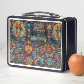 Eco-vriendelijke zwarte "Pre-Columbian Tapestry" L (In situ)