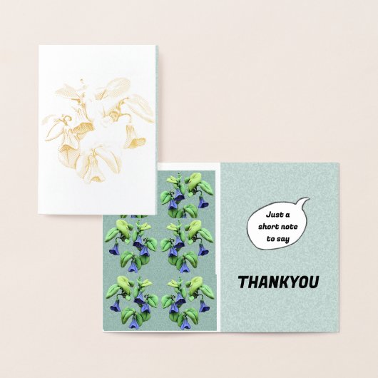 Eco Vriendschappelijk Dank u Kaart (Display)