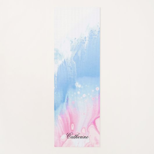 Eco Vriendschappelijke Regenboog Kleur Douanenaam Yogamat (Voorkant)