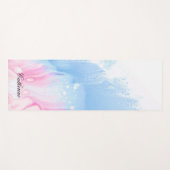 Eco Vriendschappelijke Regenboog Kleur Douanenaam Yogamat (Voorkant (horizontaal))