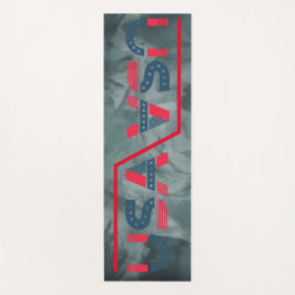 Eco Vriendschappelijke Stenen Textuur USA Tekst Co Yogamat