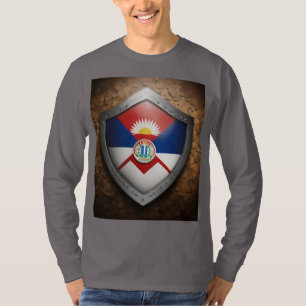 Eco-Warrior Shield: door Paraguay geïnspireerd Sle T-shirt