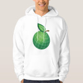 Eco Wereldbol Fruit Green Earth Leaf Sphere Hoodie (Voorkant)