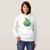 Eco Wereldbol Fruit Green Earth Leaf Sphere Hoodie (Voorkant volledig)