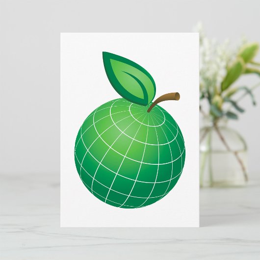 Eco Wereldbol Fruit Green Earth Leaf Sphere Kaart
