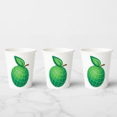 Eco Wereldbol Fruit Green Earth Leaf Sphere Papieren Bekers