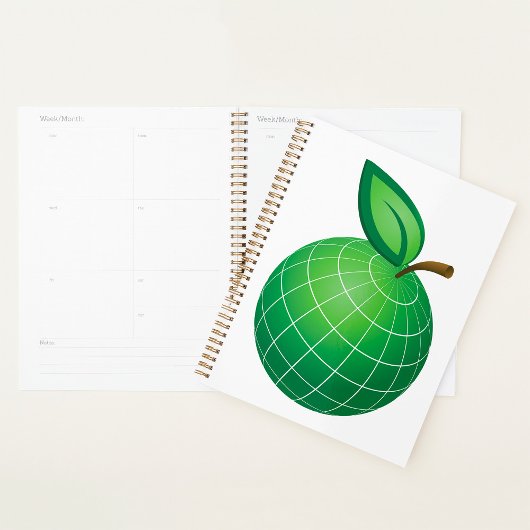 Eco Wereldbol Fruit Green Earth Leaf Sphere Planner