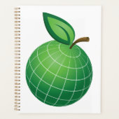 Eco Wereldbol Fruit Green Earth Leaf Sphere Planner (Voorkant)