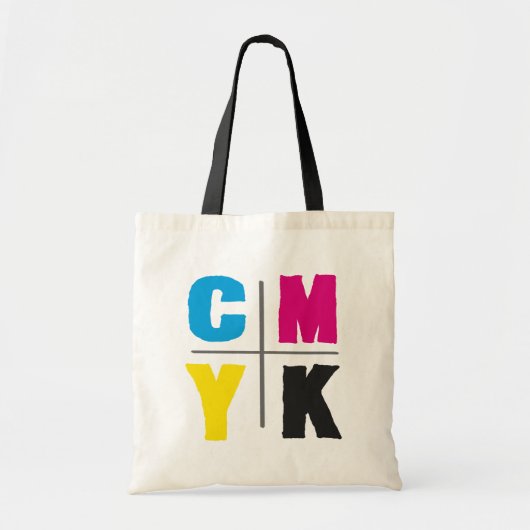 Ecobag CMYK Tote Bag (Voorkant)