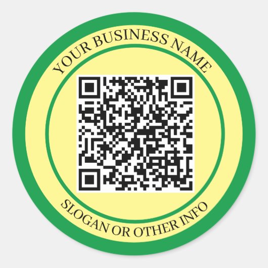 EcoBoost Business: QR Code Sticker (Voorkant)