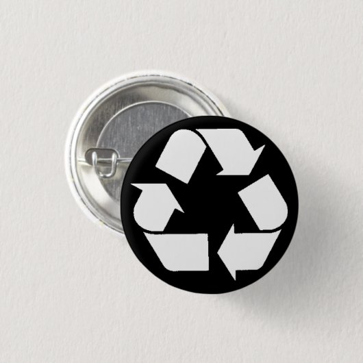 EcoFlair - Recyclen. Ronde Button 3,2 Cm (Voorkant /achterkant)